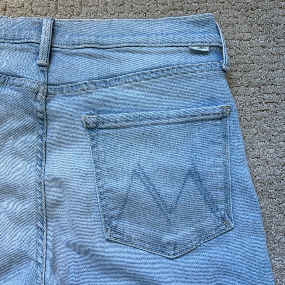 Mother Denim The Mid Rise Rmbler Zip Ankle Jeans Size 31 Ball's In Your Court - Picture 6 of 11